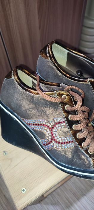 Ботильоны на шнуровке