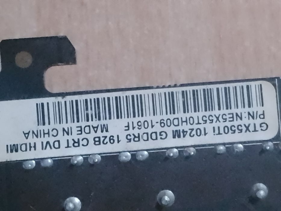 Gtx 550 ti продам видеокарту