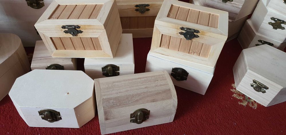 Cutiute din lemn* 40 bucati