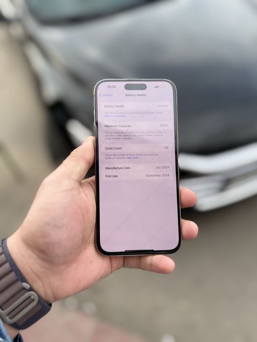 iPhone 15 Pro Max 256GB 100% Yomkost