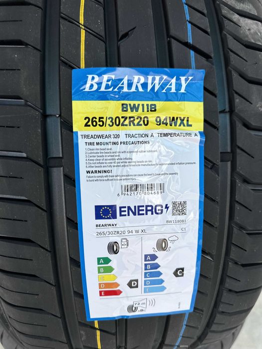 Летен Спорт Пакет BEARWAY BW118 265/30R20 94W XL 285/30R20 95W