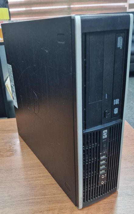 Готовый офисный компьютер, с монитором и клавиатурой.