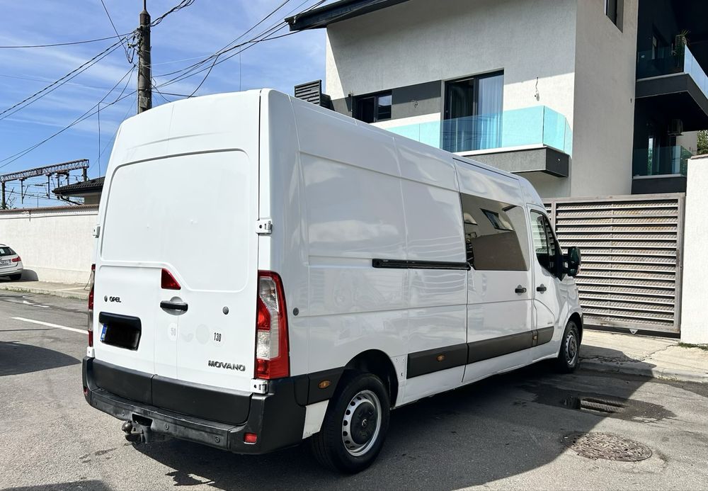 Opel Movano 2011 3panouri 6locuri+Marfa