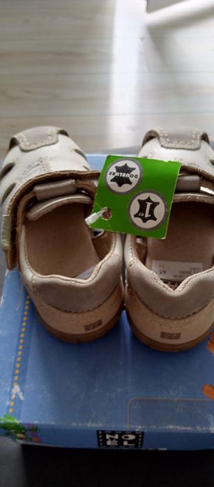 Детски сандали естествена кожа Noel