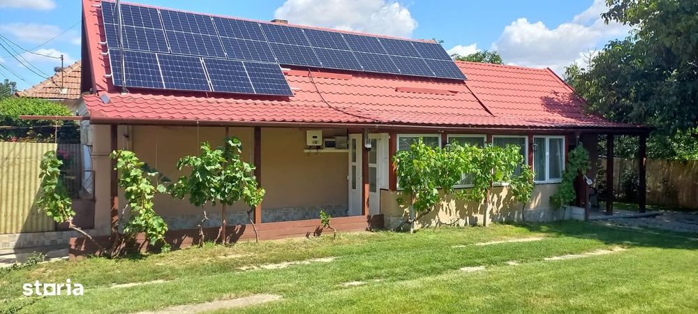 Casă Biharia 2 camere, bucătărie, baie, toate utilitățile+fotovoltaice