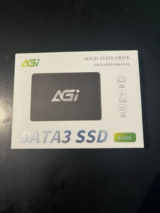 Срочно! Продам новый ssd Agi sata3 512gb