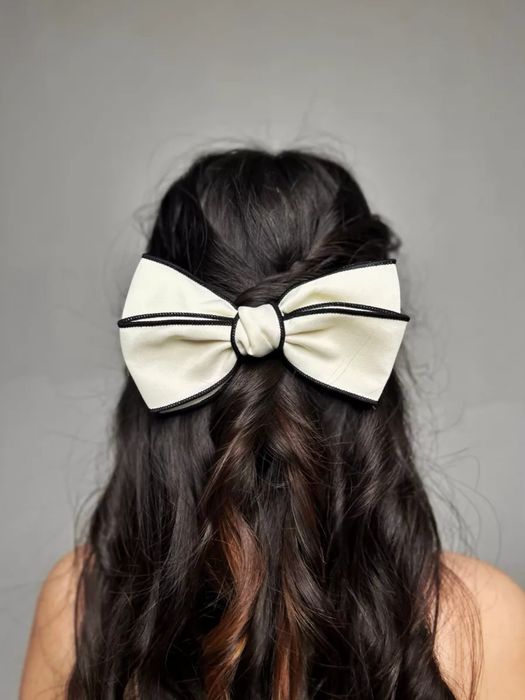 Бант для девоек  – черный и белый