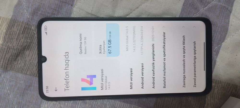 Redmi 13R 5G RAM 4+4