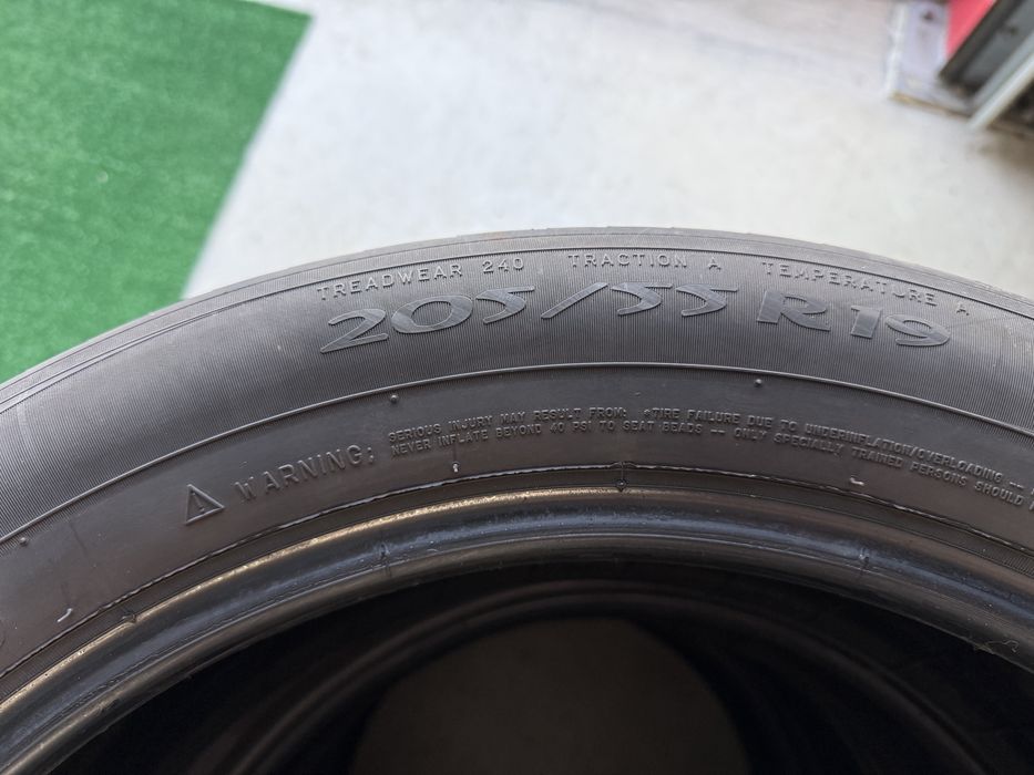 4бр. Летни Гуми С Борд 205/55R/19 -MICHELIN- DOT:4120- 5.2мм. *80€ за 4бр.*