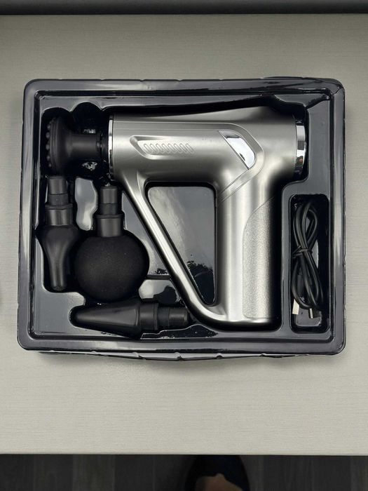 Массажер, пистолет, перкуссионный, ударный, для тела, фасциальный