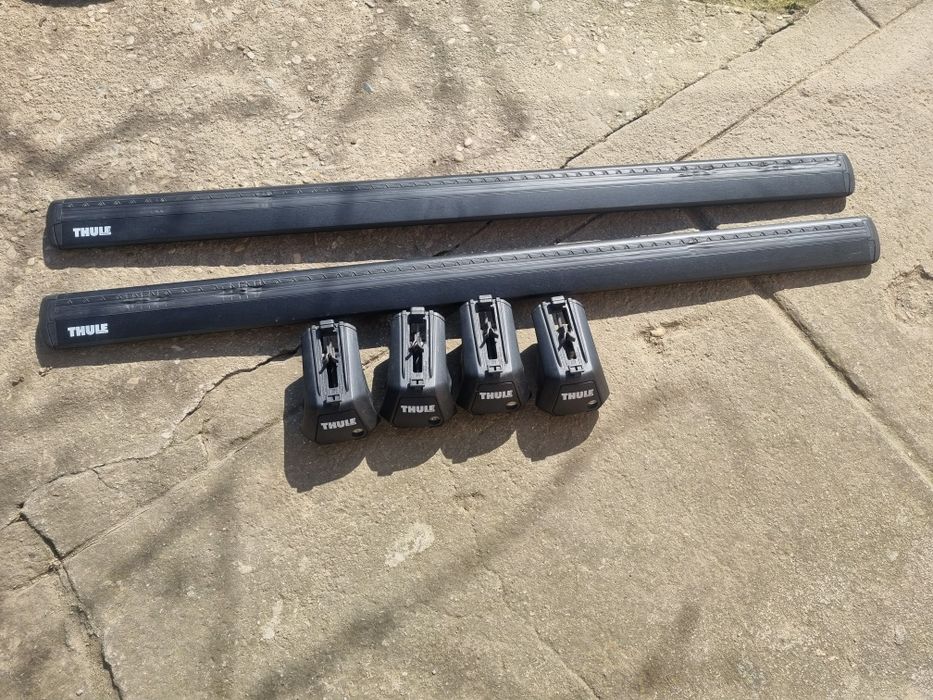 Bare Thule WingBar Evo 7106 Flush Rail si 7104 Passat Insignia Mondeo