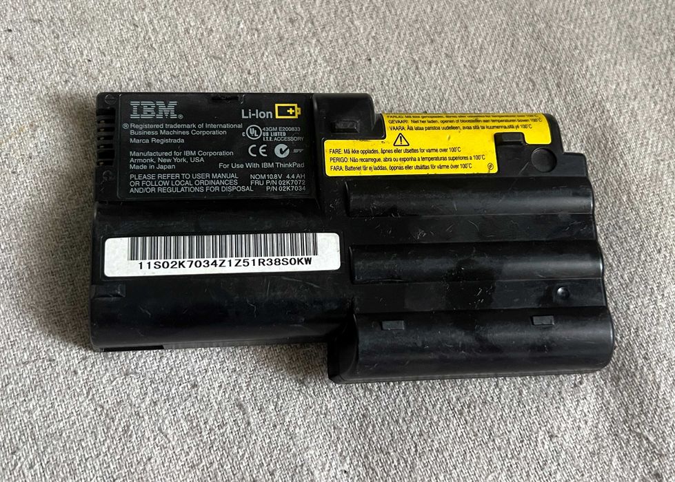 Baterie IBM ThinkPad 10.8V 4.4Ah modele vechi laptop neprobata