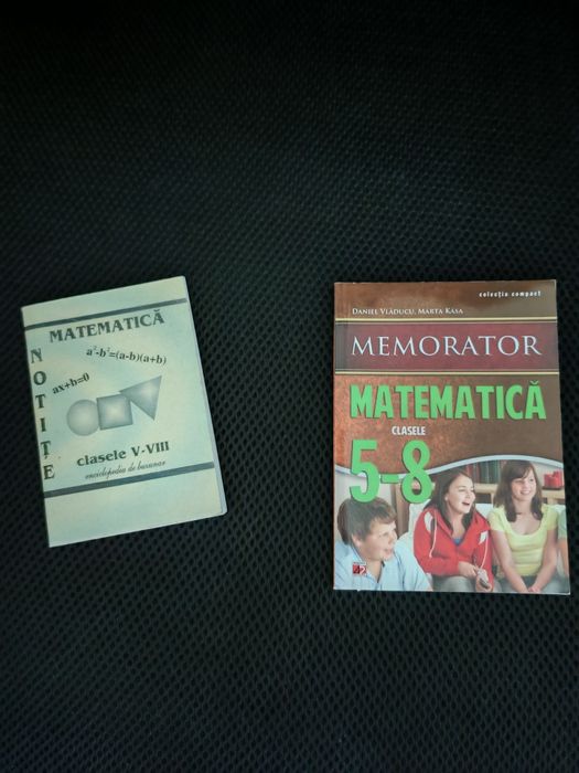 Manuale și culegeri de matematică clasele VIII-XII