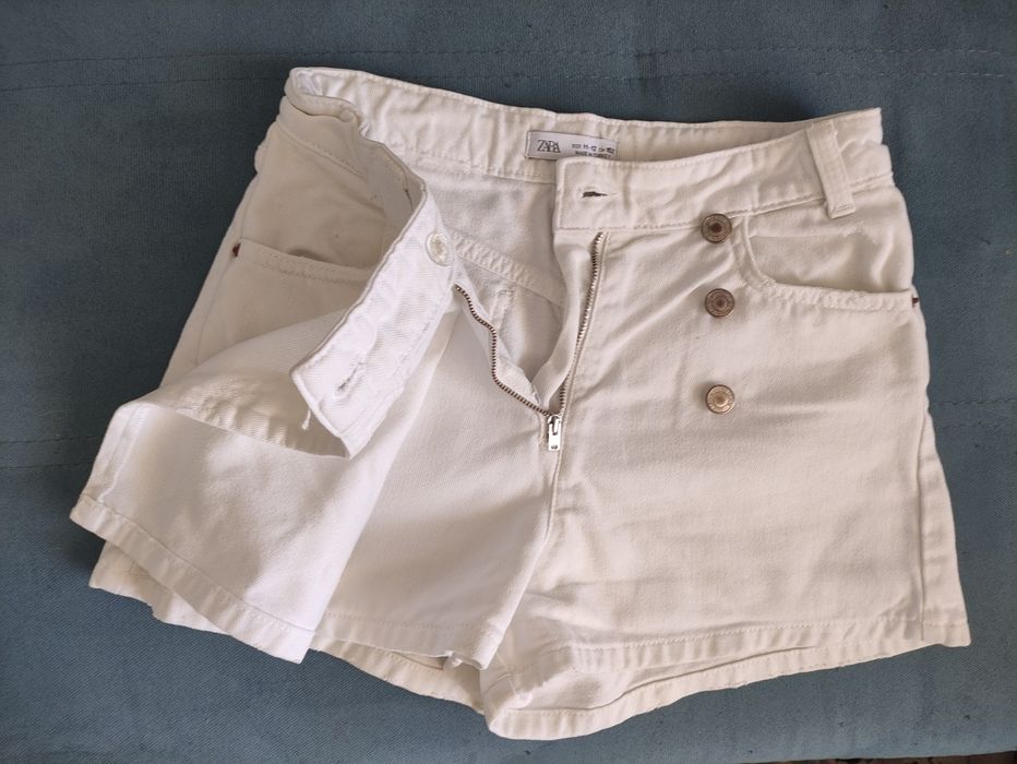 Къси панталонки "Зара" имитиращи пола