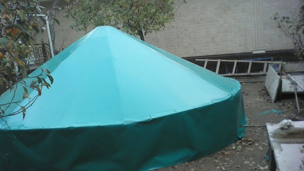 Баннер установка бассейн закрить банер китай banner сетка маскитни