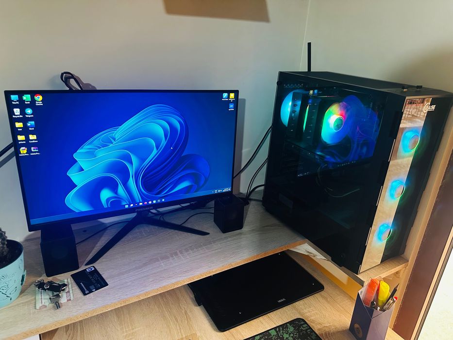 Ryzen 5 5600X / GTX 1660 SUPER 6GB / 16GB RAM – O‘yin va Dizayn uchun