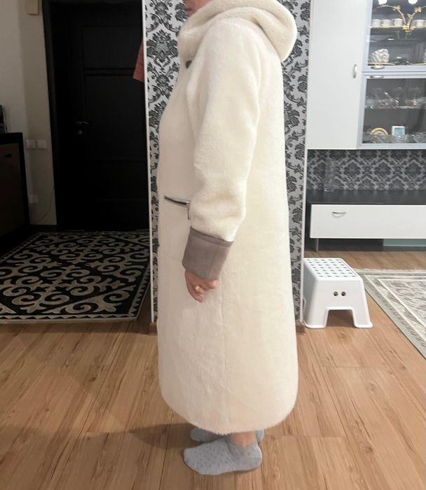 Двухсторонняя альпака дублёнка