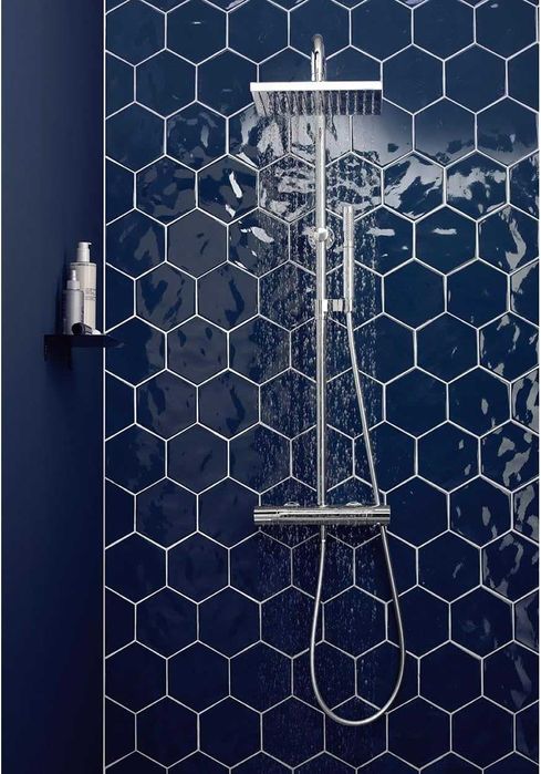 Душ колона с термостат и квадратна пита хром Jacob Delafon Brigitte