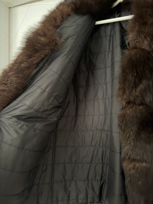 Палто с косъм