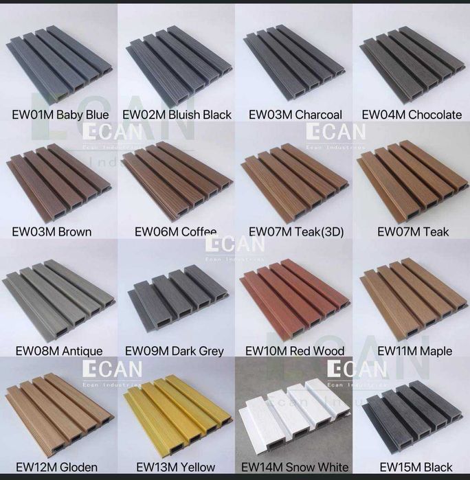 Декоративные фасадные доски из ДПК,    ДПК fasad taxtalari