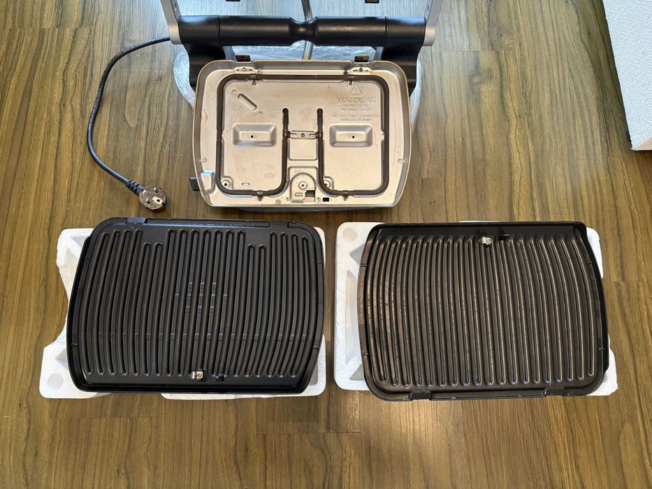 Грил Tefal OptiGrill+ GC712D34. Пълен комплект