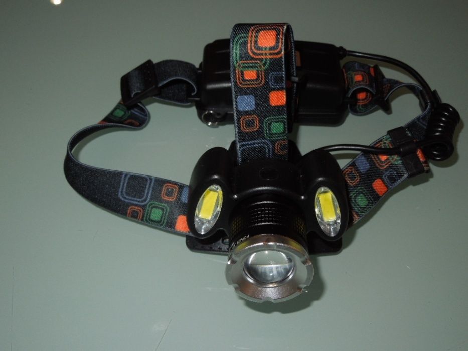 Lanterna De Cap MX-83-T6 Power Light 2800W 1 Led T6+2Cob 6500K