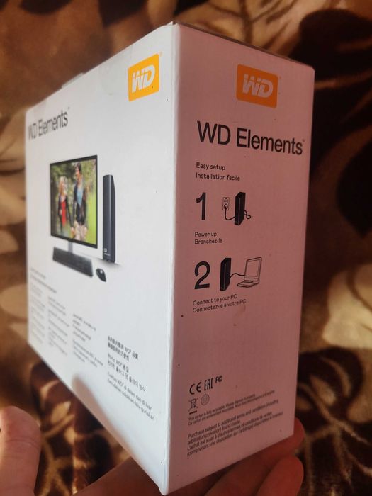 HDD portabil WD Elements Desktop 4TB USB 3.0 Negru - SIGILAT !!