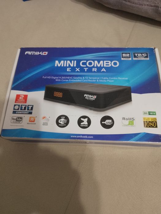 Decodor combi sat dvbt dvbc