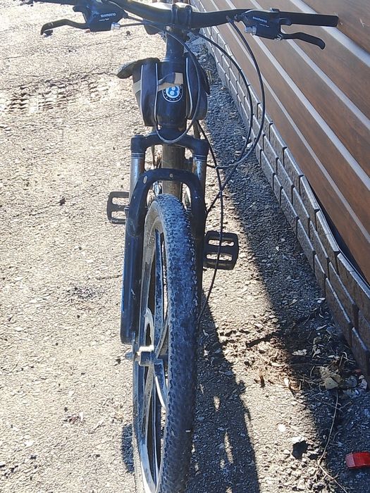 Велосипед б/у чёрно синий