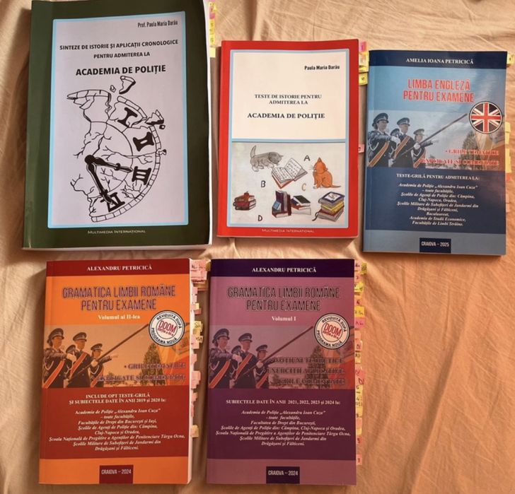 Manuale pentru admiterea la Academia de Poliție