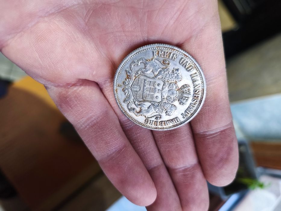 Monedă 5 mărci din 1896