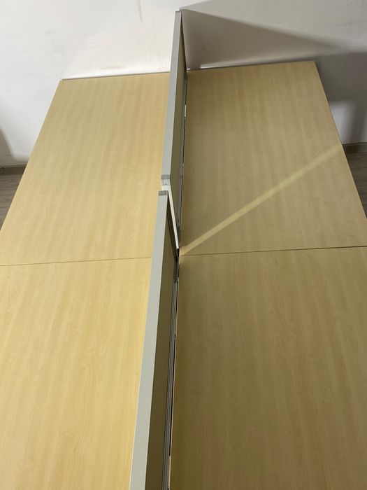 2 Buc. Bench 4 Posturi de Lucru cu Panou Separator; Birou cu 4 Blaturi