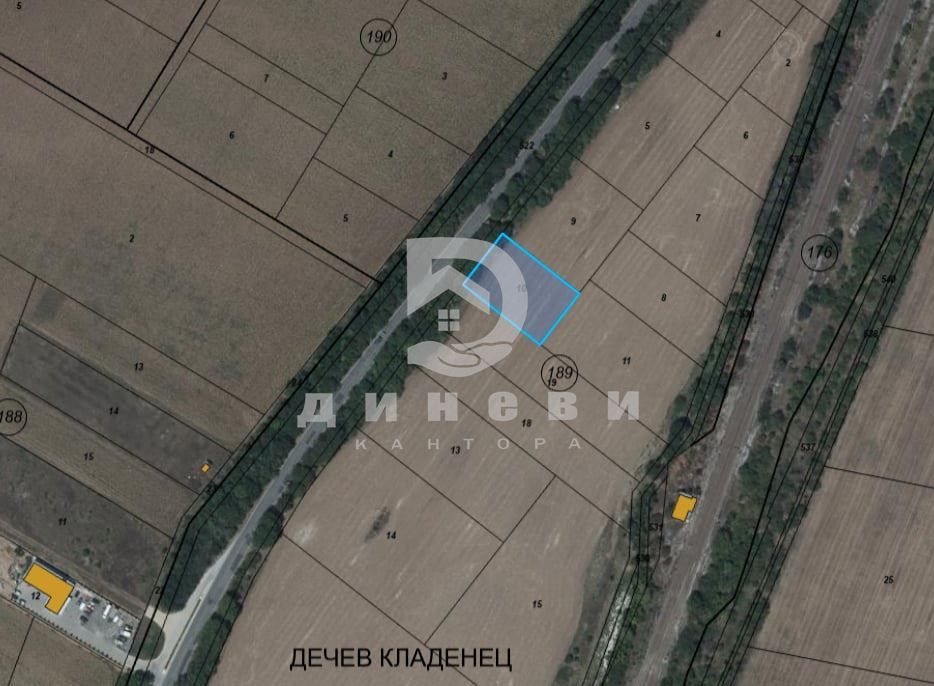 Продава се Парцел в Стара Загора, Индустриална зона - запад - 1651 кв.м за 27 €/кв.м - Снимка #1