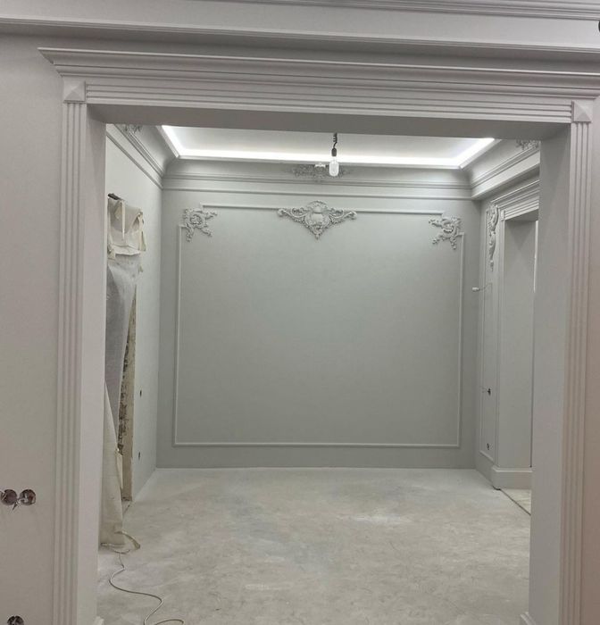 Покраска побелка стен и потолков