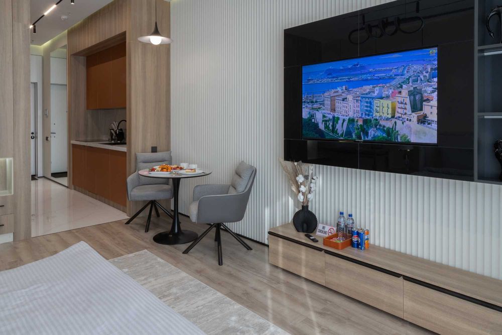 Аренда суточно люкс апартаменты в Nest One с видом на Ташкент Сити