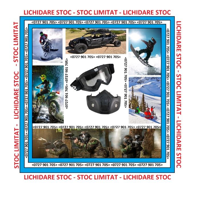 Masca Ochelari Protectie Ski Snowboard Atv Moto Enduro Cross Snowmobil