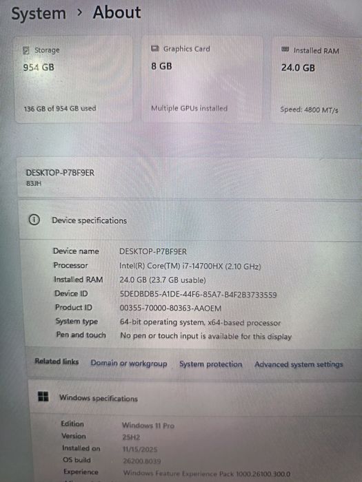 Lenovo loq i7 rtx 5060
