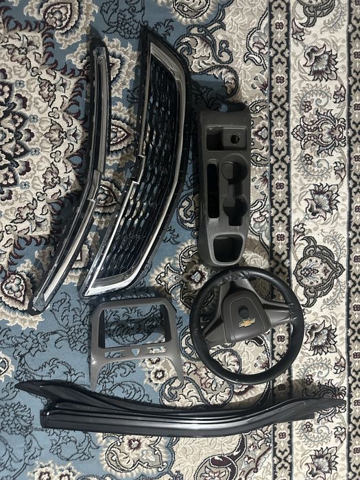 кобалт учун олди облицовка, заводской руль, бар, магнитафон рамка