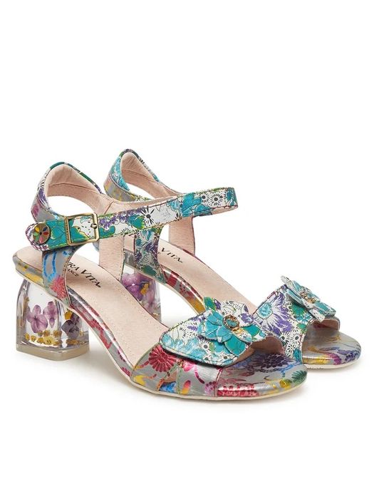 Обувки/ Laura Vita Сандали Framboiseo 16 Цветен