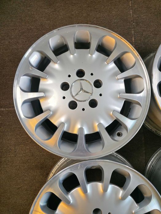 4 Jante Aliaj 5x112 16'' 7.5J ET 42 - OEM Mercedes E-Class W211 - W124 - SL 129R - Impecabile