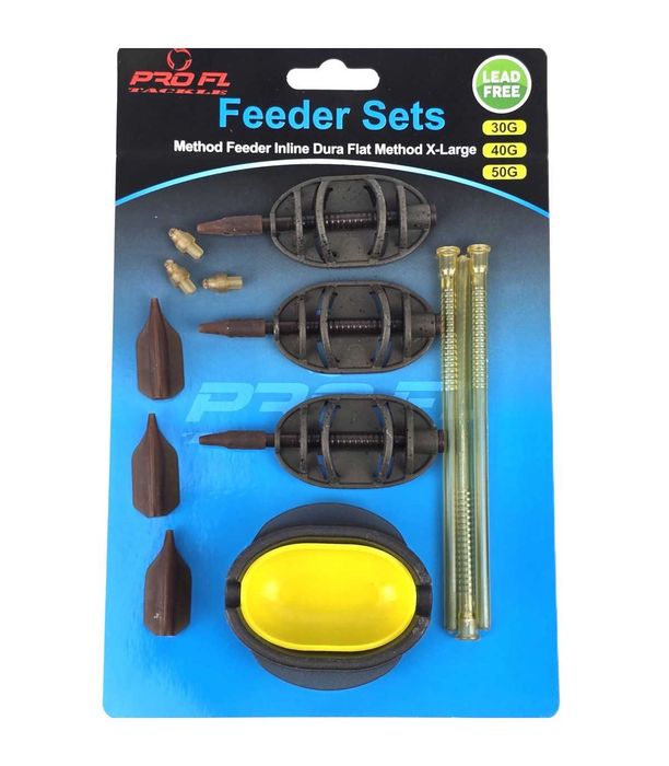 SET METHOD Feeder inline Dura Flat PROFL XL:30g,40g,50g
