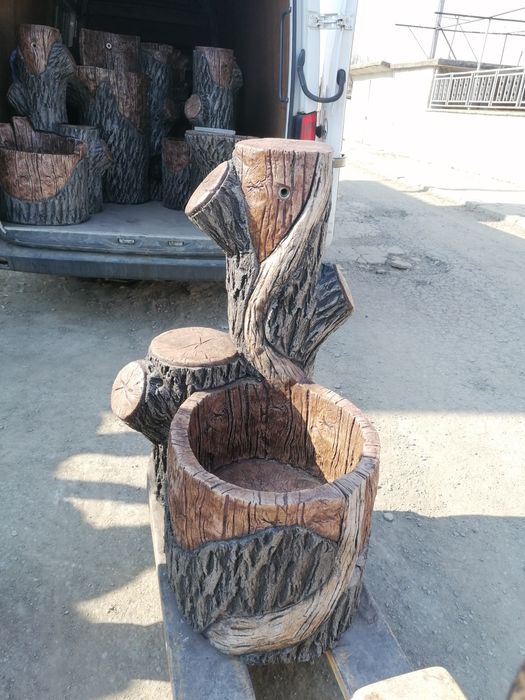 Градински чешми от декоративен бетон