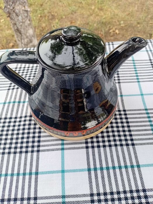 Глинен ретро сервиз за кафе от 1972 година