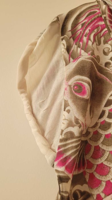 Великолепен оригинален летен топ на Jean Paul Gaultier от 100% коприна