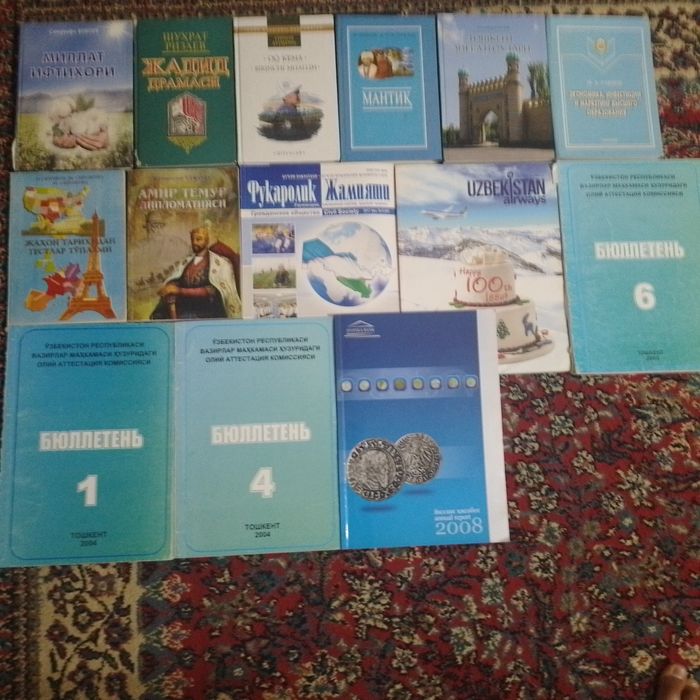 100 betdan oshiq kitoblar