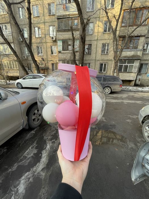 Мишка в шарике подарки