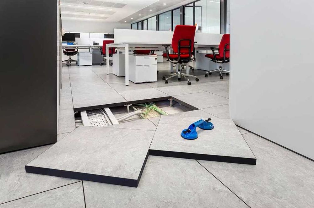 Фальшпол по ГОСТу сульфат кальция антистатическая поверхность 600х600