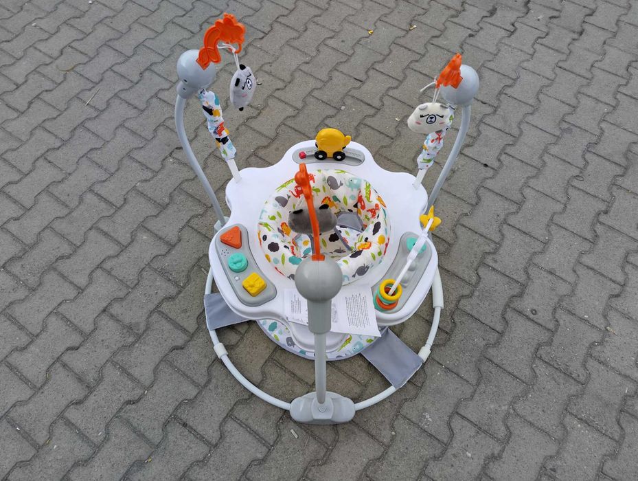 MONI Детско бънджи MAGIC FUN сив