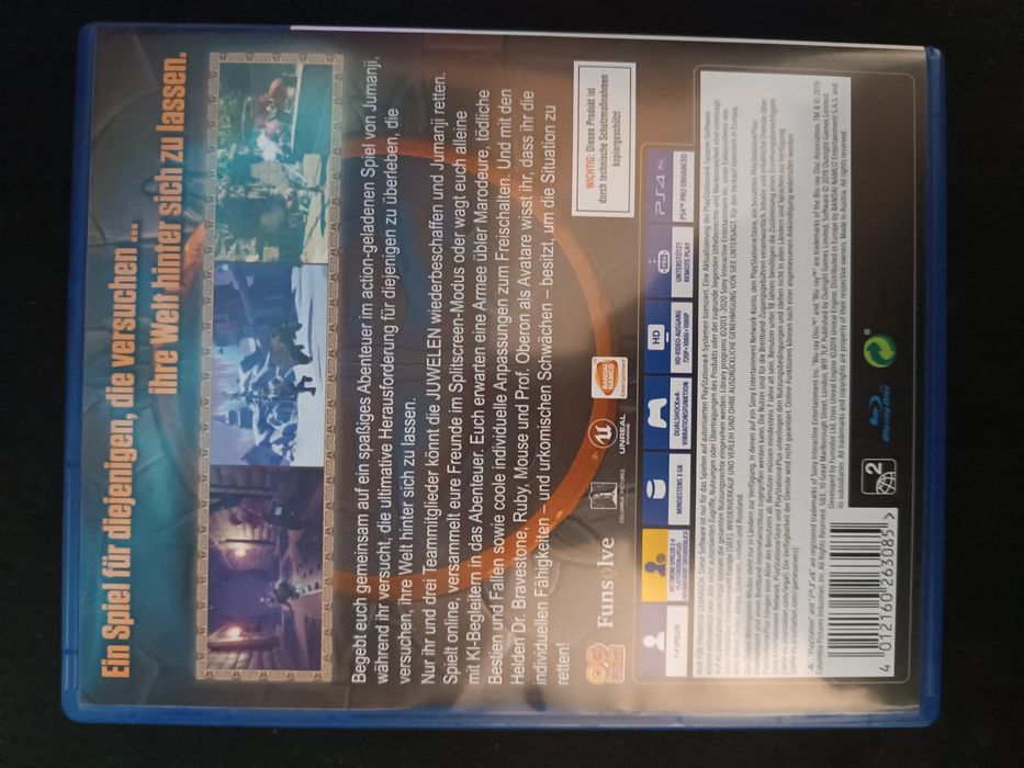 PS4 Game "Jumanji the video game "