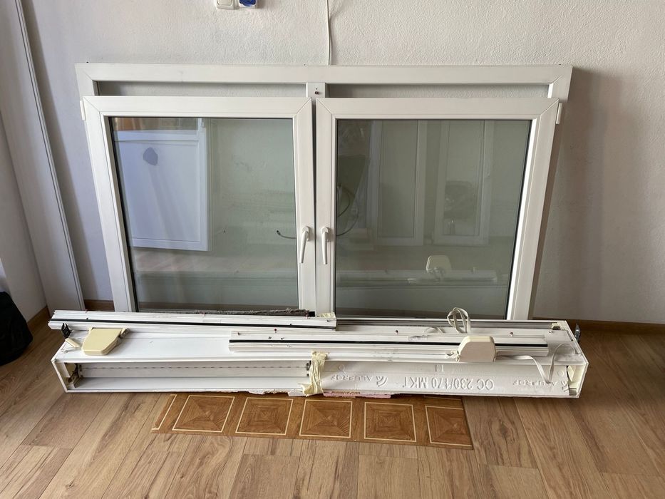 Fereastră Termopan 2 geamuri oscilobatante - L185x115h  + Rulou